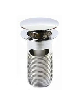 Tavistock Slotted Sprung Basin Waste Dome Top 100mm - Chrome