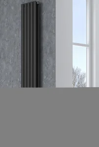 Reina Neva Designer Radiator - 1800 X 413 Single White