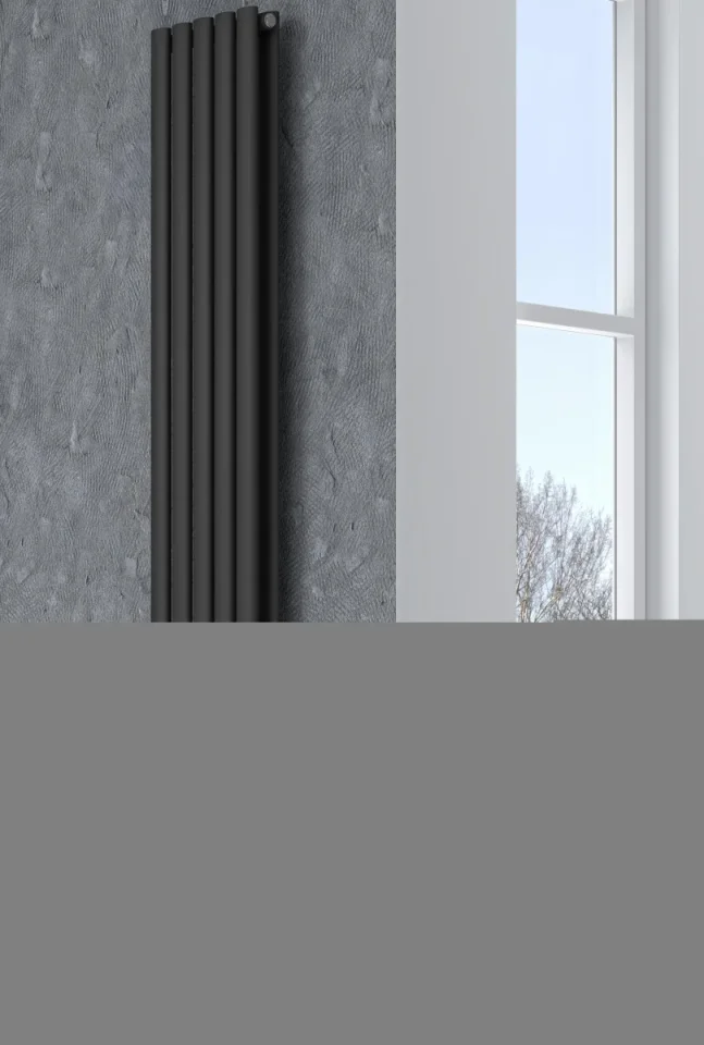 Reina Neva Designer Radiator - 1800 X 413 Single White product image - Image 1