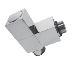 Abacus Ultima Square Rv Angled Brushed Nickel 15mm