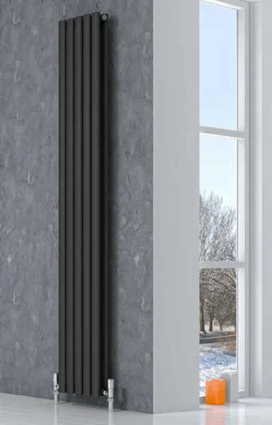 Reina Neva Designer Radiator - 550 X 826 Single Anthracite