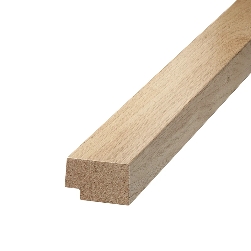 Abacus Slatwall - Slatted Wall Panelling Oak End Cap Grooved