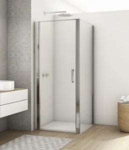 Kudos Divera 800mm Side/wetroom Panel - Silver (excl. Wall Profile)