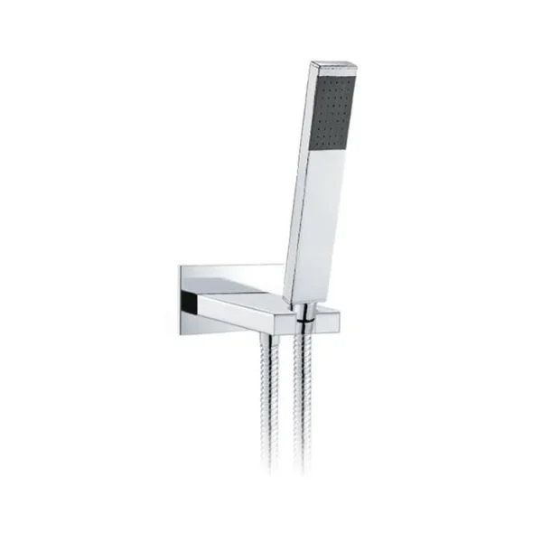 Vado Instinct Single Function Mini Shower Kit With 150cm Shower Hose And Bracket With Integrated Outlet Chrome product image - Image 1