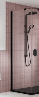Kudos Pinnacle8 Level Access Collection 1000mm Side Panel - Glass Only For Hinged Door Kupsp100