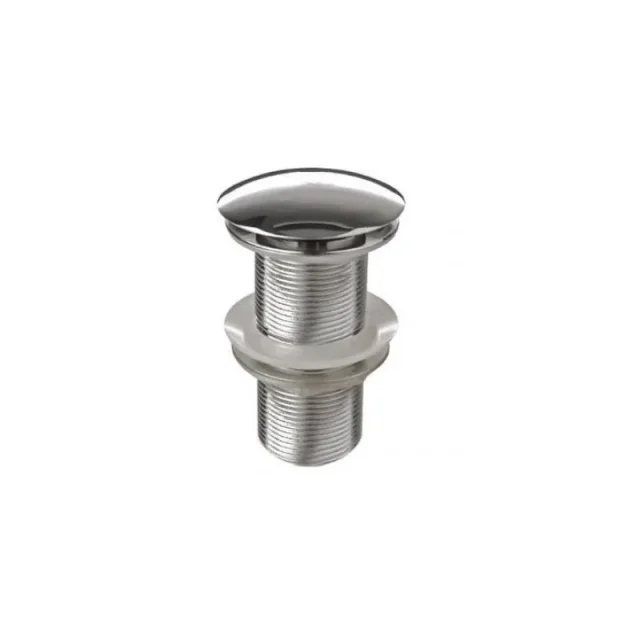 Bc Designs Push Down Basin Waste (unslotted) Chrome product image - Image 1