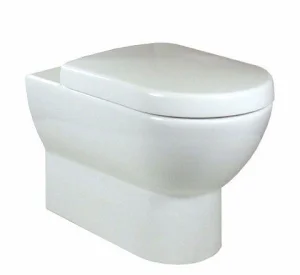 Villeroy & Boch Subway Washdown Toilet Floor-standing, Back To Wall, Oval, Horizontal Outlet 370 X 560 Mm White Alpin Ceramicplus (6607.10.r1)