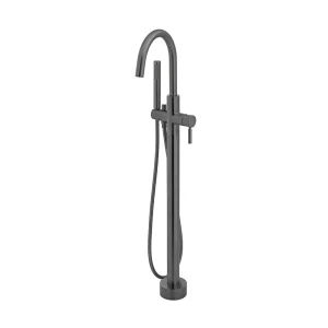 Vado Individual Origins Floor Standing Bath Shower Mixer Brushed Black