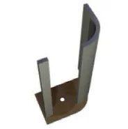 Abacus Elements Curva 1 Cubicle Left Hand product image - Image 1
