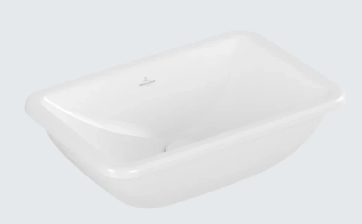 VILLEROY & BOCH Loop & Friends Undercounter washbasin 510 x 340 x 185 mm, White Alpin, with overflow, unpolished CeramicPlus