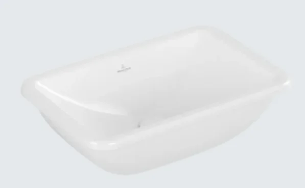 VILLEROY & BOCH Loop & Friends Undercounter washbasin 510 x 340 x 185 mm, White Alpin, with overflow, unpolished CeramicPlus product image - Image 1