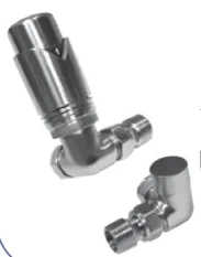 Abacus Ultima Corner Trv8 Valve Set Brushed Nickel product image - Image 1
