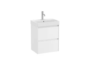 Roca Ona 500 X 360mm Compact 2 Drawer Furniture Pack With Basin - Matt White (a851682509)