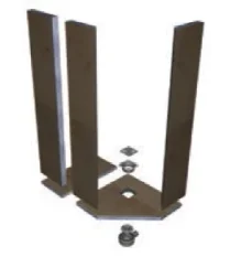 Abacus Elements Penta 2 Cubicle product image - Image 1