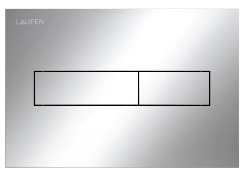Laufen Ineo Horizon Dual Flush Plate - Chrome