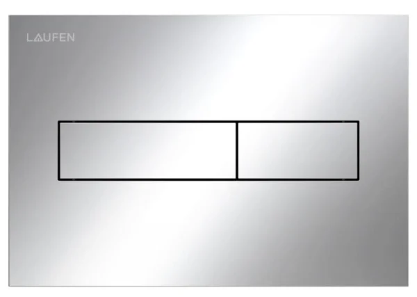 Laufen Ineo Horizon Dual Flush Plate - Chrome