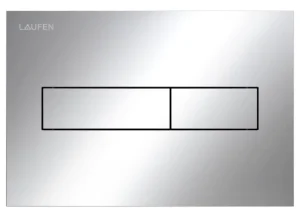 Laufen Ineo Horizon Dual Flush Plate - Chrome