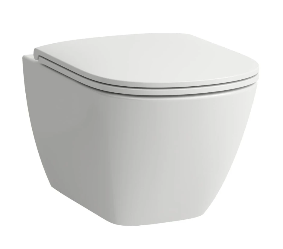 Laufen Lua 520 X 360mm - Rimless Wall Hung Pan - White