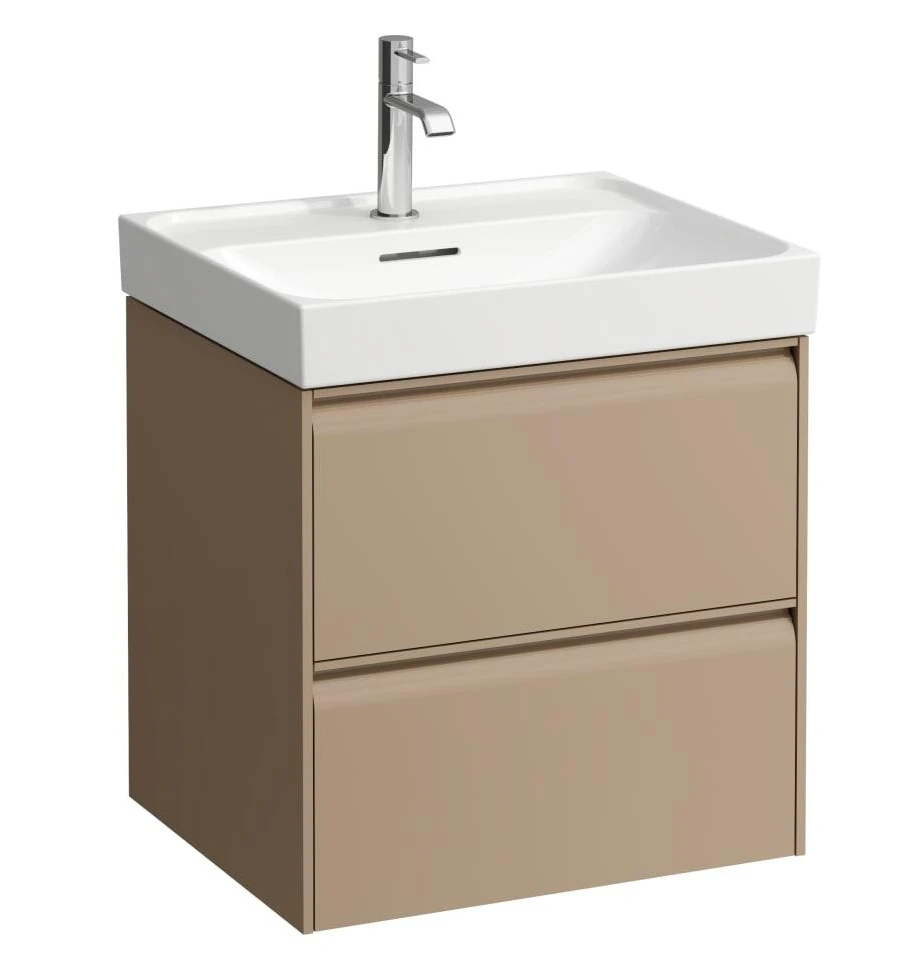 Laufen Meda Vanity Unit 550 X 450 X 515mm 2 Drawer For Washbasin 8.1011.2 - Cappuccino