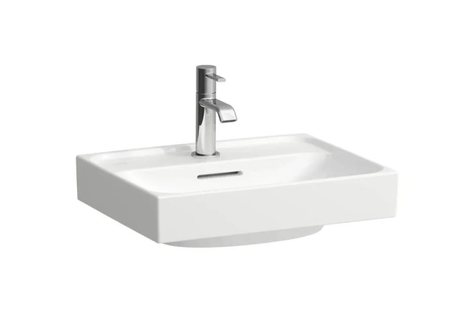 Laufen Meda Small Washbasin 450 X 340mm - 1 Tap Hole - White product image - Image 1