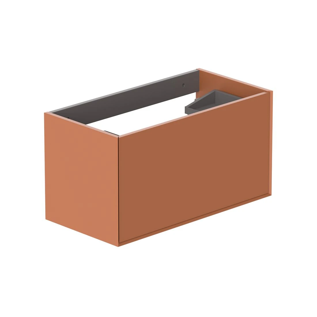 Vado Safari 800mm Smooth Vanity Unit - Wall Hung Terracotta
