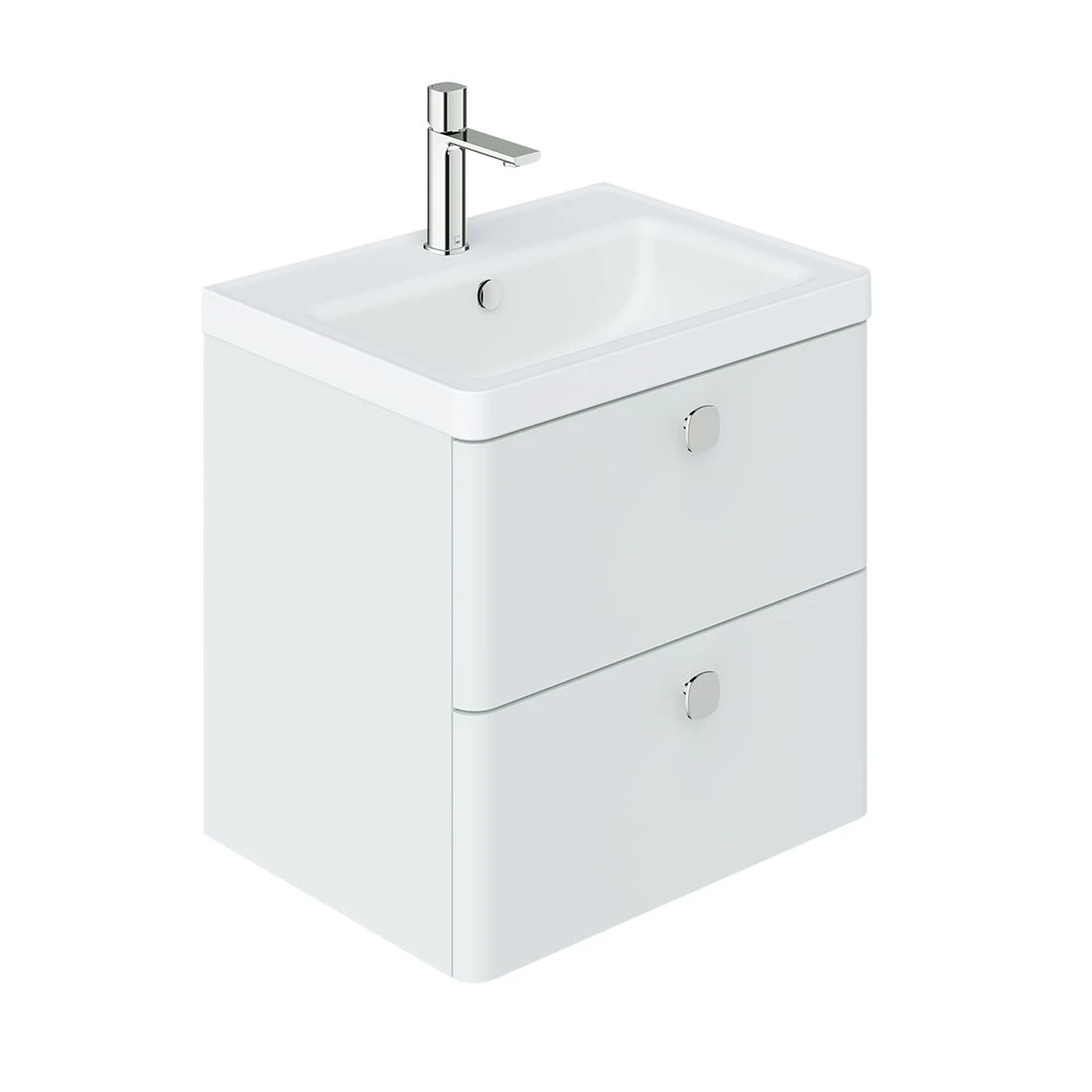 Vado Cameo 600mm Vanity Unit With 2 Drawers Arctic White
