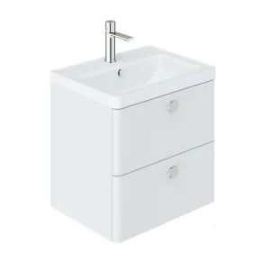 Vado Cameo 600mm Vanity Unit With 2 Drawers Arctic White