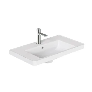 Vado Cameo 800mm Ceramic Furniture Basin Gloss White