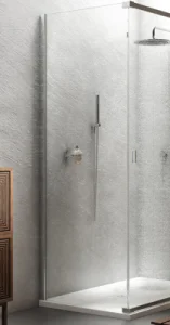 Kudos Pinnacle8 1000mm Side Panel For Corner Hinged Door - Chrome