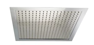 Hix Ceiling Mounted Shower Head Chrome 400 x 400mm 