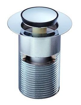 Tavistock Slotted Sprung Basin Waste 75mm - Chrome