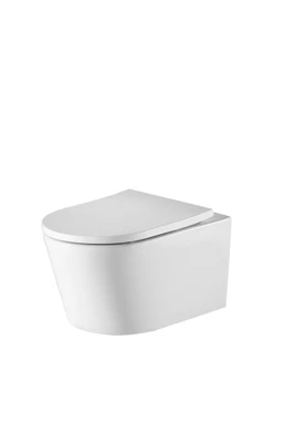 Artesan Ariel Rimless Wall Hung Pan - White (excl. Frame, Cistern & Seat)