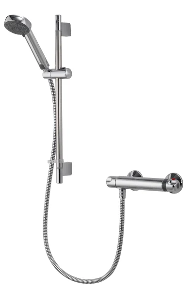 Aqualisa Midas 100 Bar Valve Mixer Shower - Adjustable Head