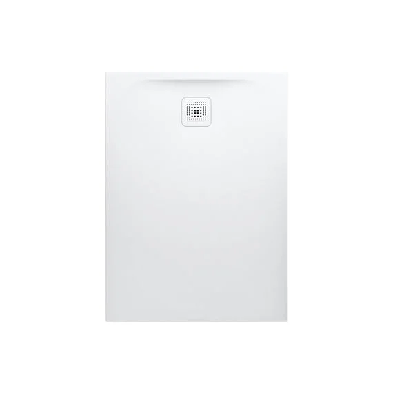 Laufen Marbond Shower Tray 110 X 80 Cm, Drain On Short Side - White