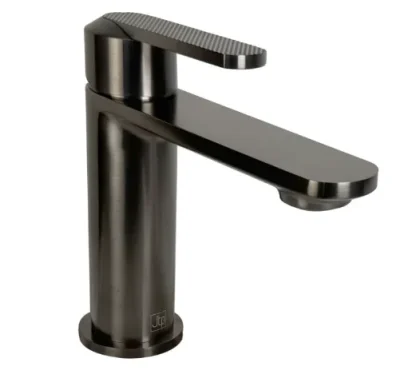 Neo Single Lever Basin Mixer Brushed Black product image - Image 1