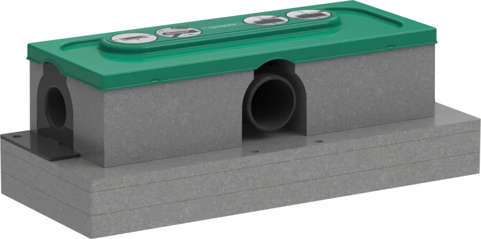 Hansgrohe Ubox Universal Base Set For Finish Sets For Standard Installation product image - Image 1
