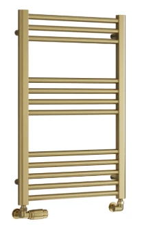 Reina Ottone Brushed Brass 800 X 500 Towel Rail