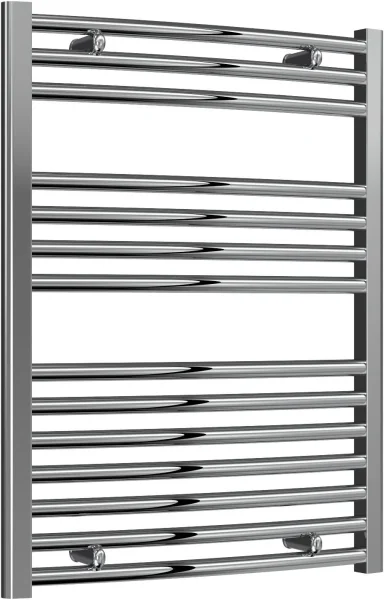 Reina Diva Electric 600 X 800 Towel Radiator Chrome Curved