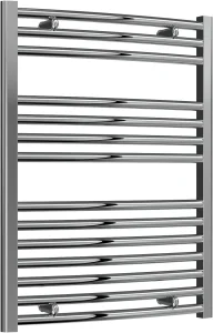 Reina Diva Electric 600 X 800 Towel Radiator Chrome Curved