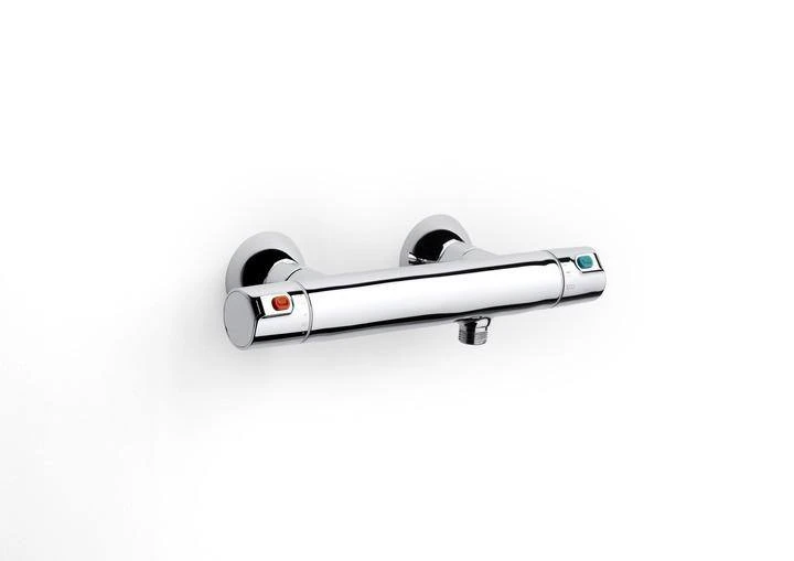 Roca T-500 Wall Mounted Thermostatic Shower Mixer - Chrome