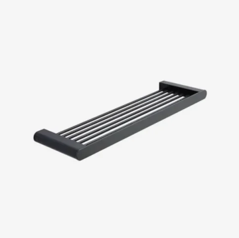 Vado Individual Photon Shelf 380mm Brushed Black product image - Image 1