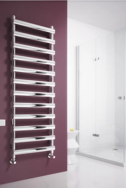 Reina Deno 500X496 Brushed Stainless Steel Towel Rail