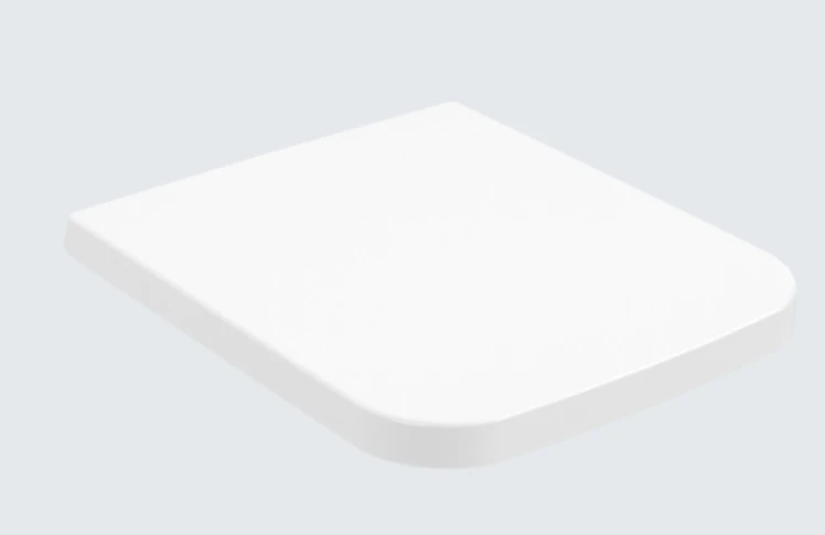 Villeroy & Boch Venticello Toilet Seat And Cover Rectangle, With Quickrelease And Softclosing Hinges, Hinges In Stainless Steel Stone White (8m22.s1.rw)
