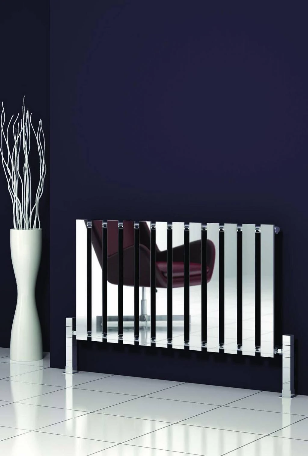 Reina Pienza 550 X 655 Chrome Designer Radiator