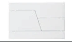 Abacus Easi-plan Zone Flush Plate White