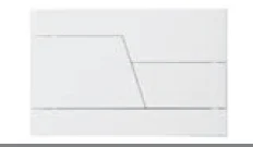 Abacus Easi-plan Zone Flush Plate White
