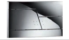 Abacus Easi-plan Zone Flush Plate Chrome