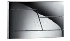 Abacus Easi-plan Zone Flush Plate Chrome