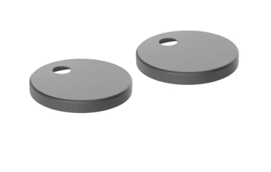 Vado Toilet Seat Hinge Cover Plate Pewter product image - Image 1