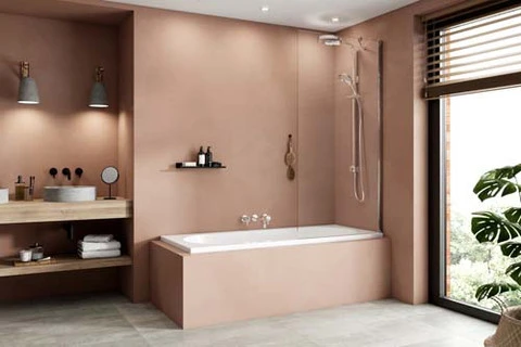 Kudos Ultimate 750mm Bath Screen Glass Panel Only